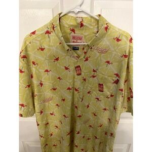 RSVLTS Men's 2XL Natural Light "Naturdays Flamingos"‎ Red Tag